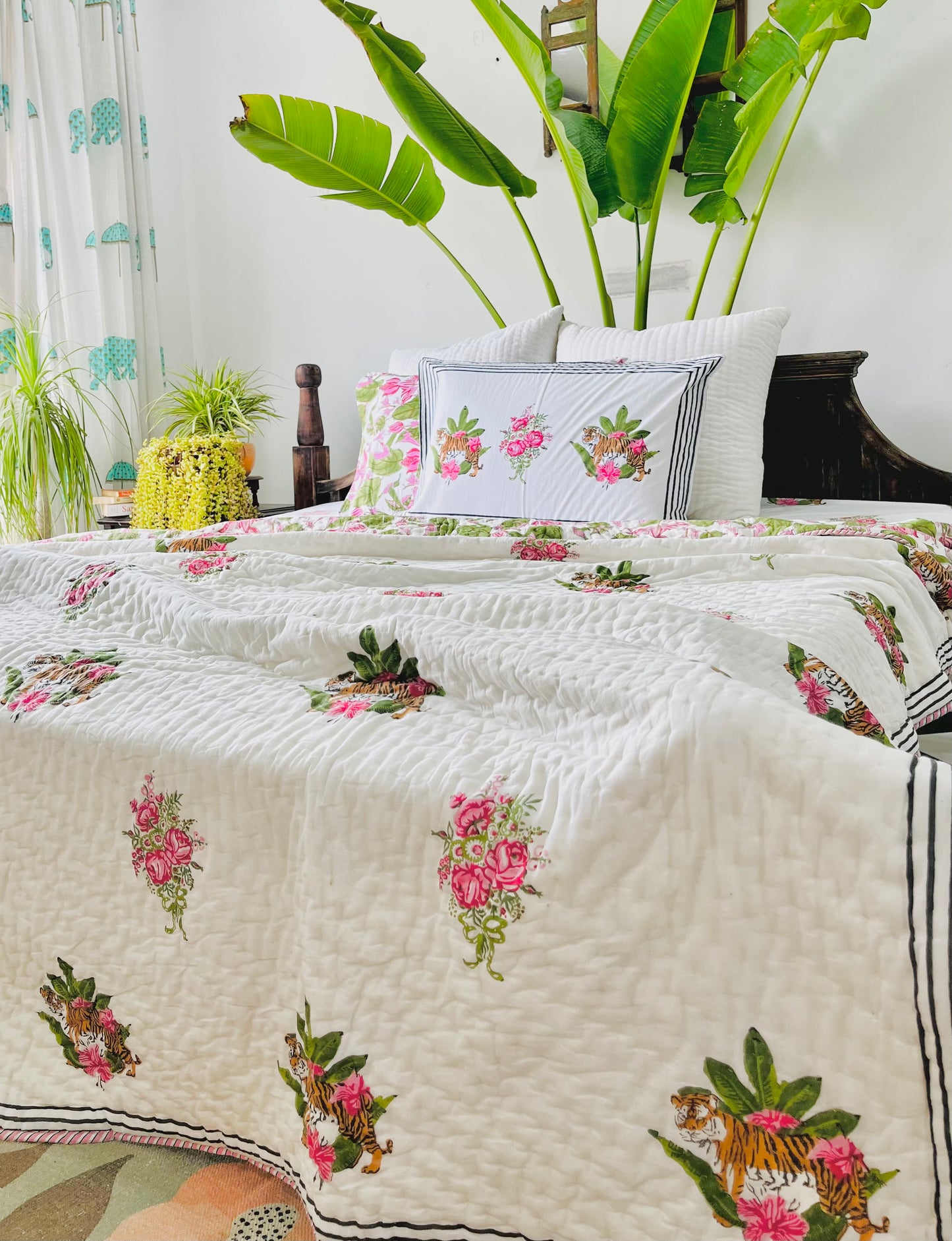 Sherni Hand Block Printed Cotton Quilt