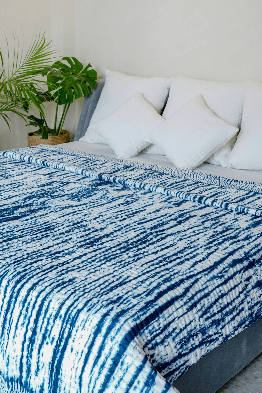 Kantha Quilt Blue