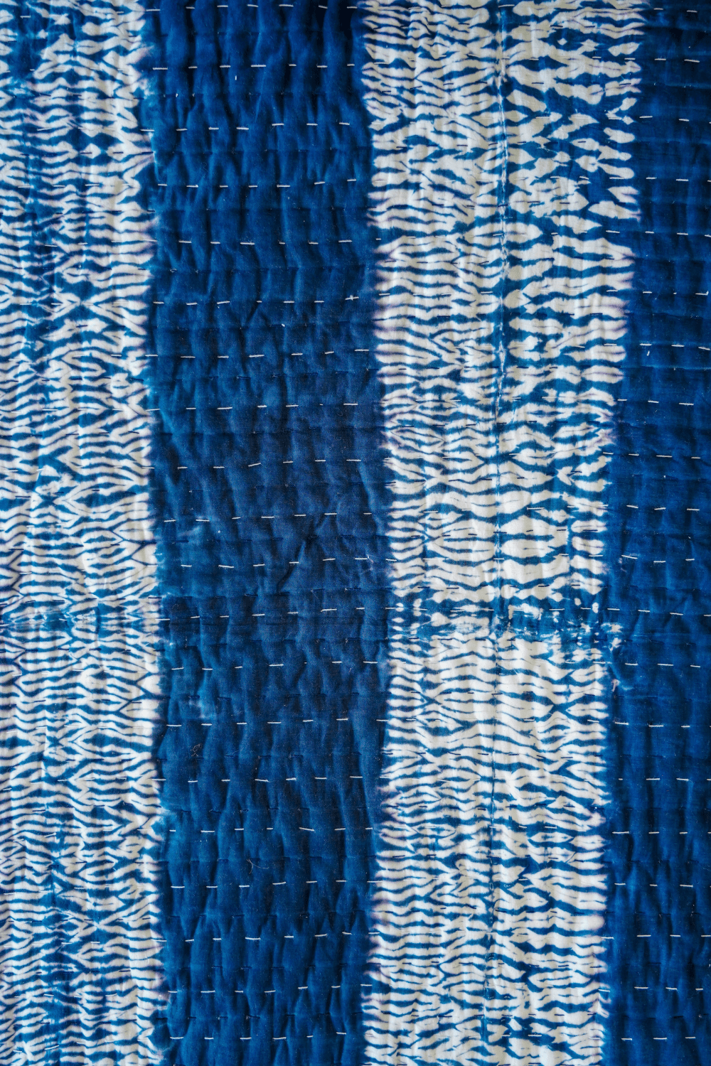 Kantha Quilt Dark Blue