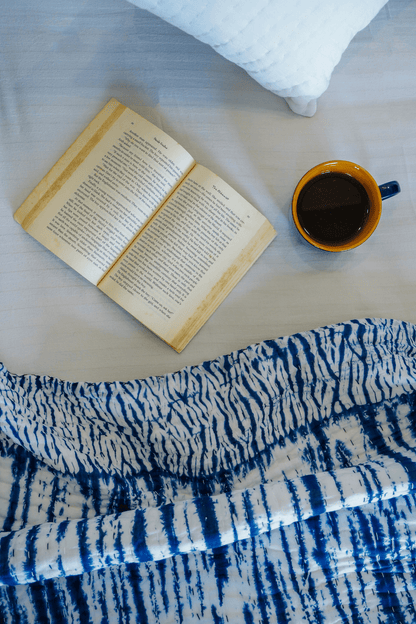 Kantha Quilt Blue