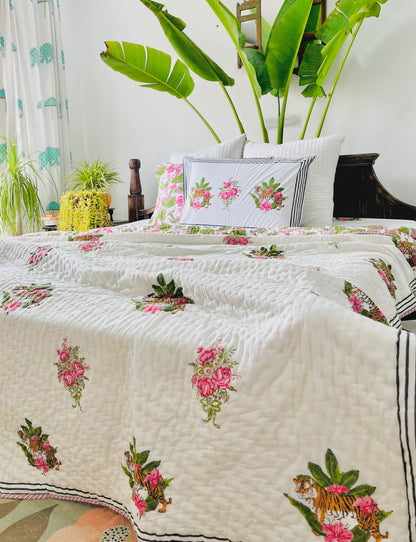 Sherni  Hand Block Printed Cotton Quilt