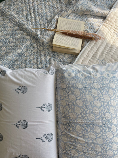 Aasma Hand Block Printed Cotton Quilt